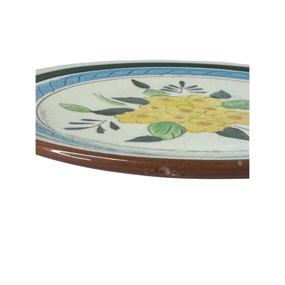Stangl Pottery Country Garden Bread and Butter Plates Set of 6 Yellow Floral 6in